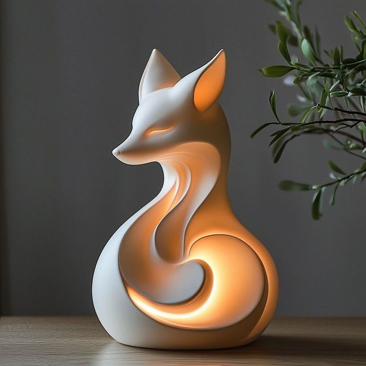 A finished lamp piece, not tied to a specific Portfolio case.