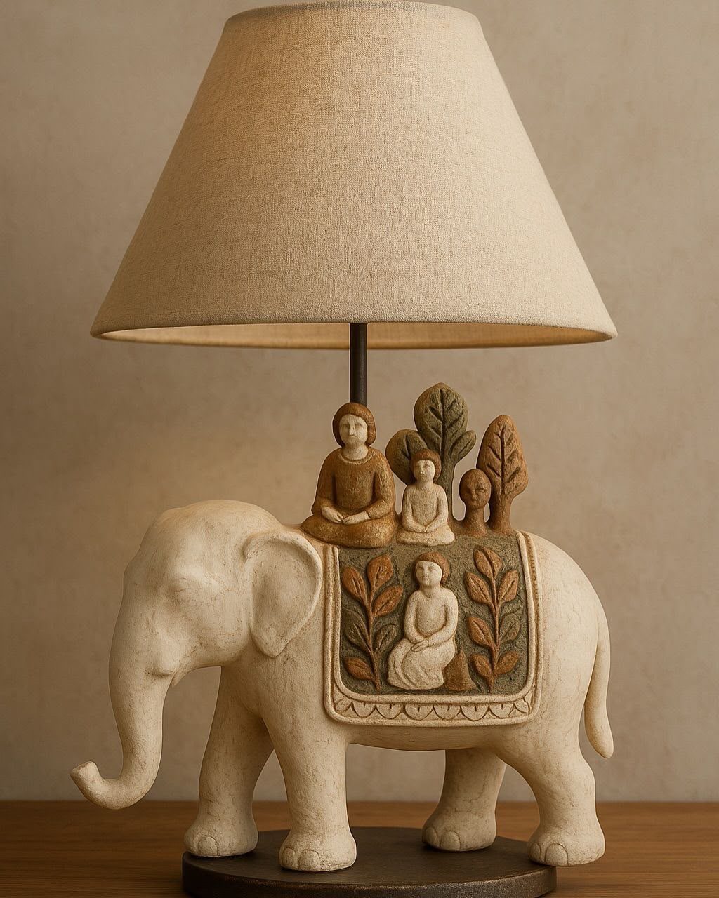 Elephant Storyteller Lamp